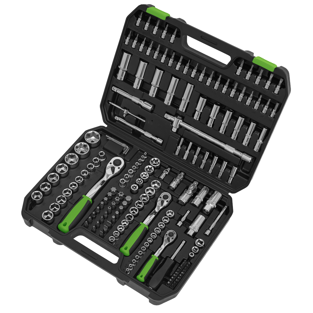 Socket Set 1/4", 3/8" & 1/2"Sq Drive 171pc S01211