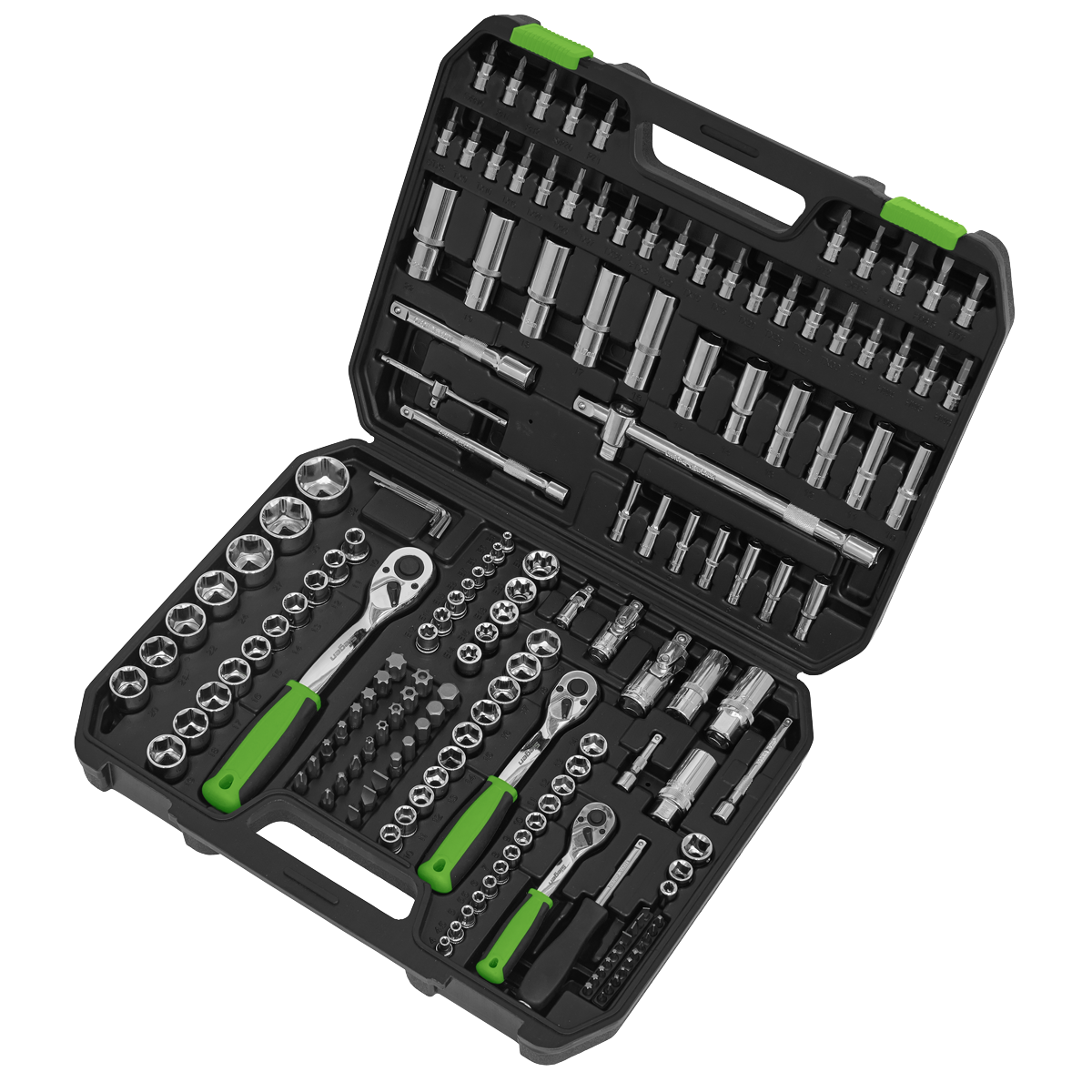 Socket Set 1/4", 3/8" & 1/2"Sq Drive 171pc S01211