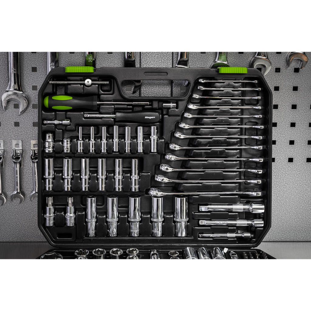 Socket Set 1/4", 3/8" & 1/2"Sq Drive 219pc S01212