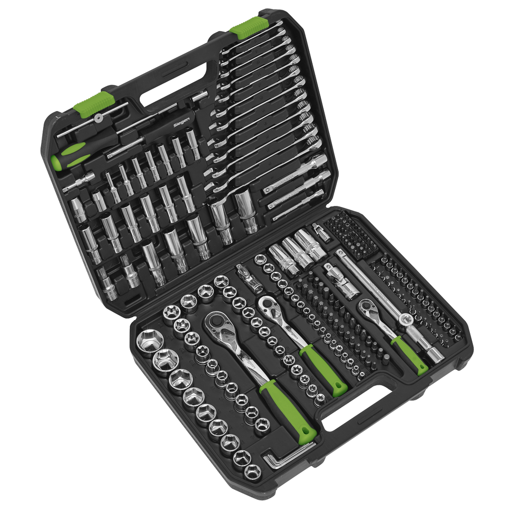 Socket Set 1/4", 3/8" & 1/2"Sq Drive 219pc S01212