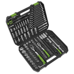 Socket Set 1/4", 3/8" & 1/2"Sq Drive 219pc S01212