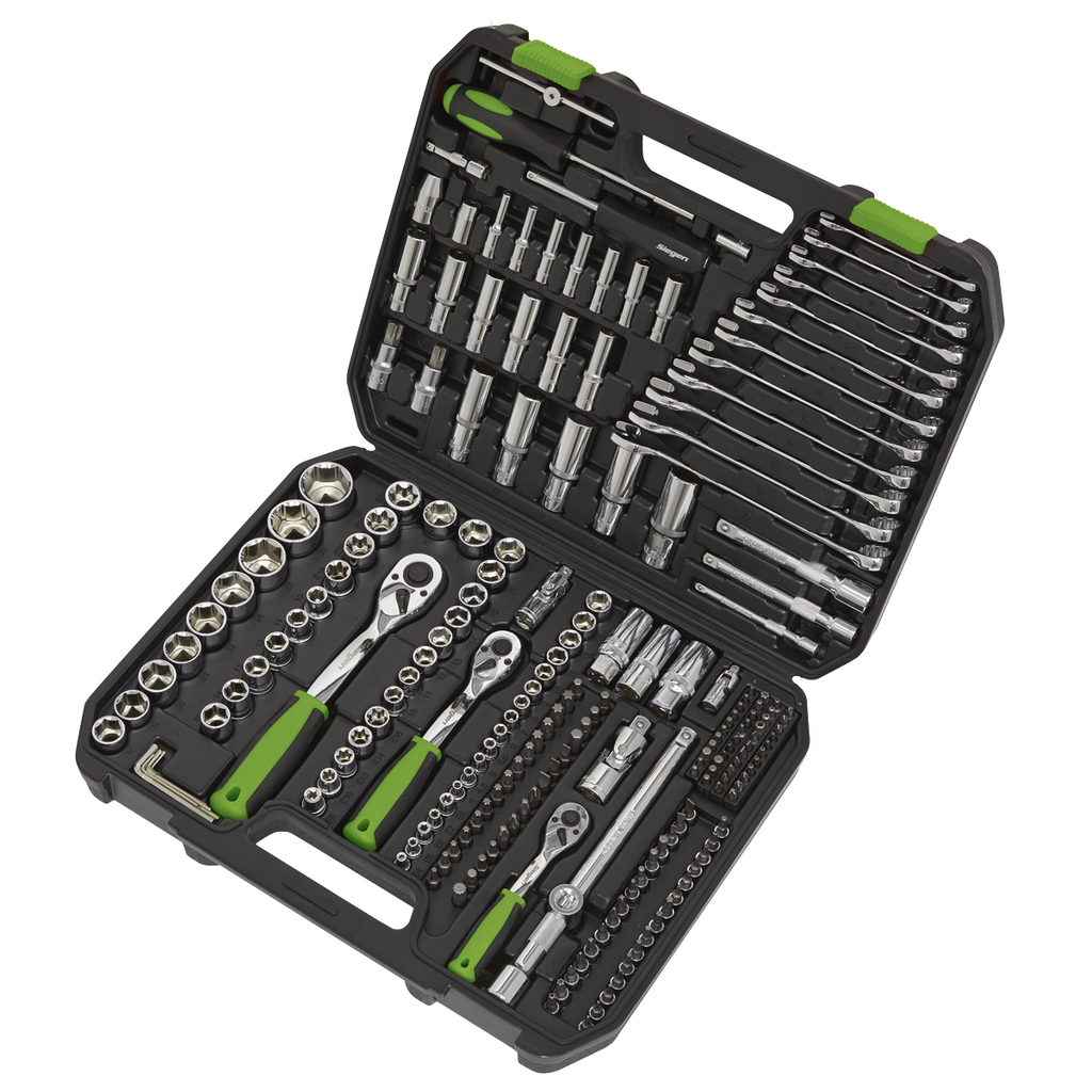 Socket Set 1/4", 3/8" & 1/2"Sq Drive 219pc S01212