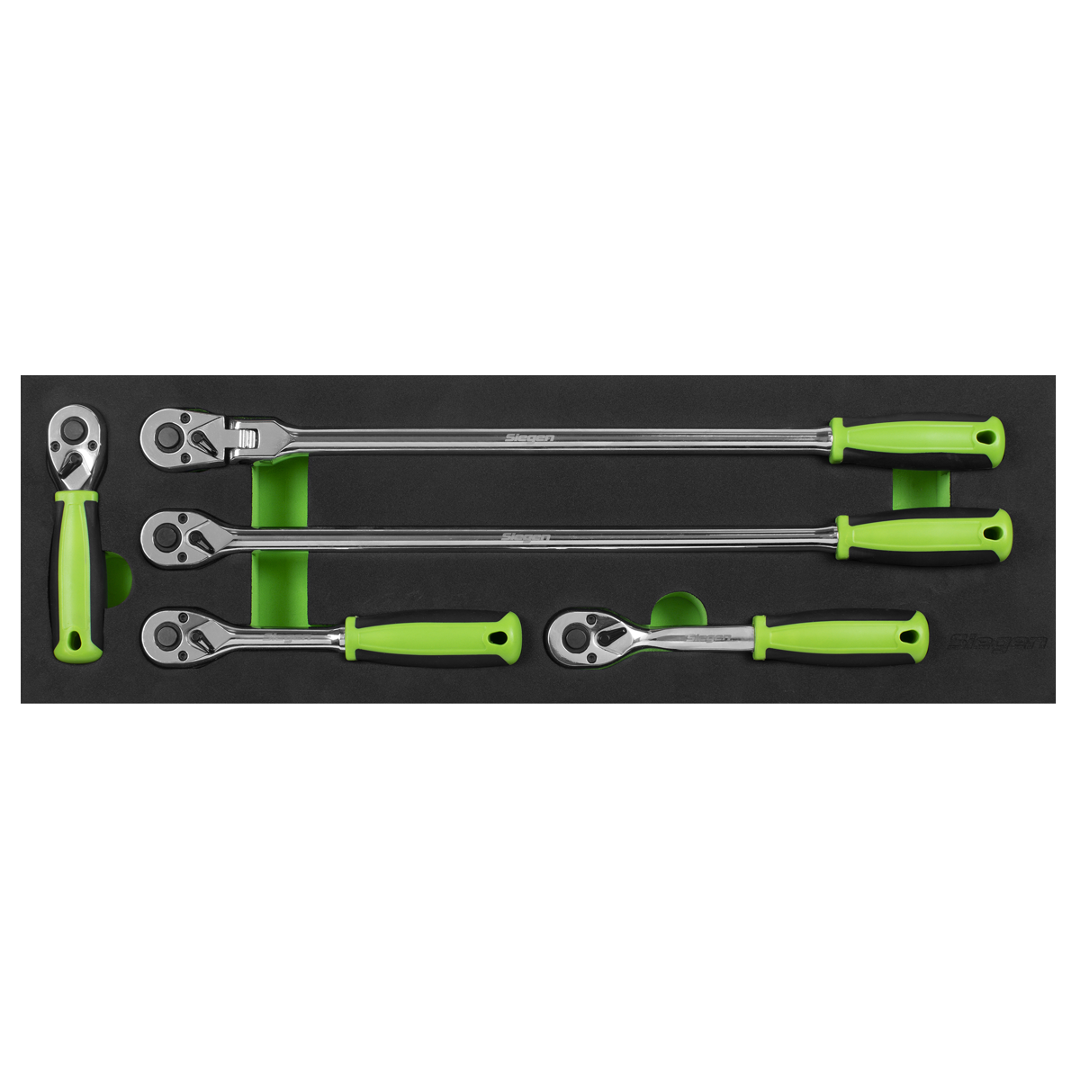 Ratchet Wrench Set with Flip Reverse 3/8"Sq Drive 5pc S01230