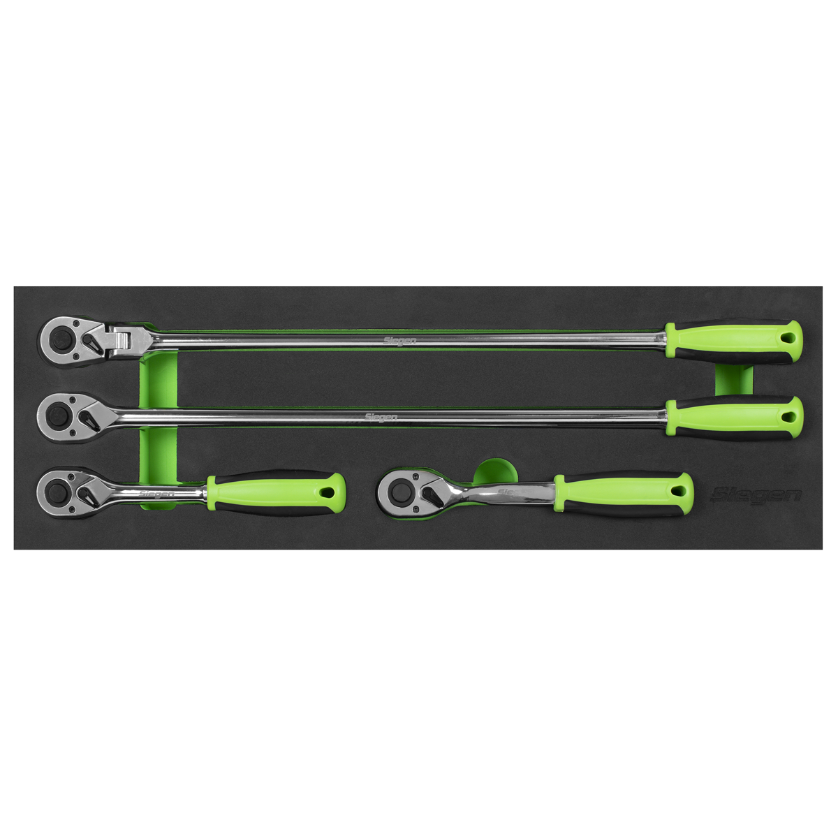 Ratchet Wrench Set with Flip Reverse 1/2"Sq Drive 4pc S01231