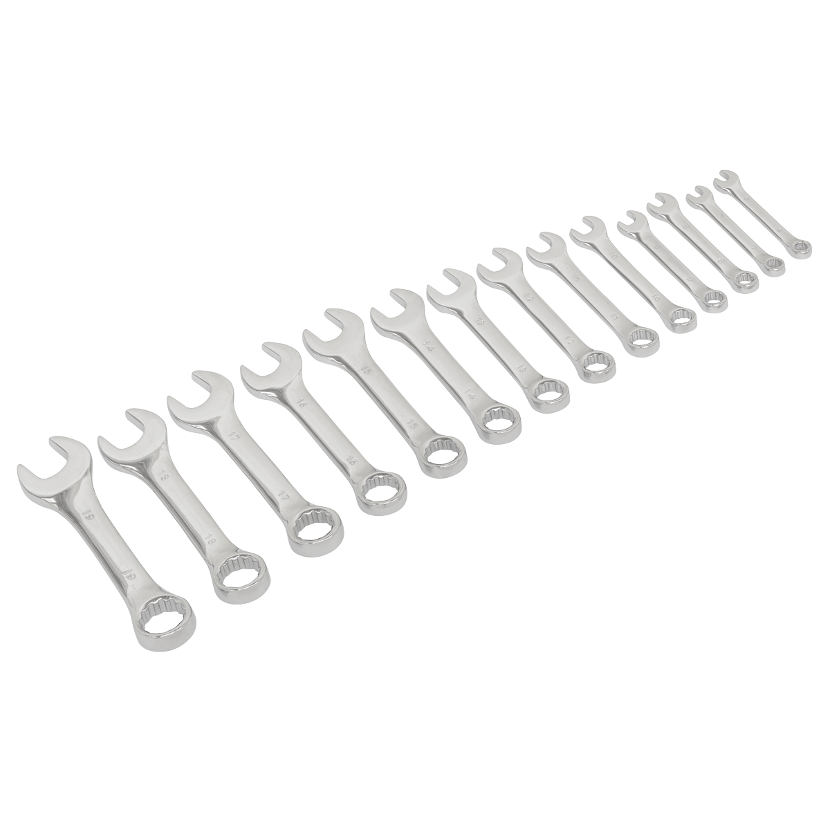 Stubby Combination Spanner Set 14pc S01232