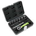 Socket Set 1/4"Sq Drive 25pc S01233