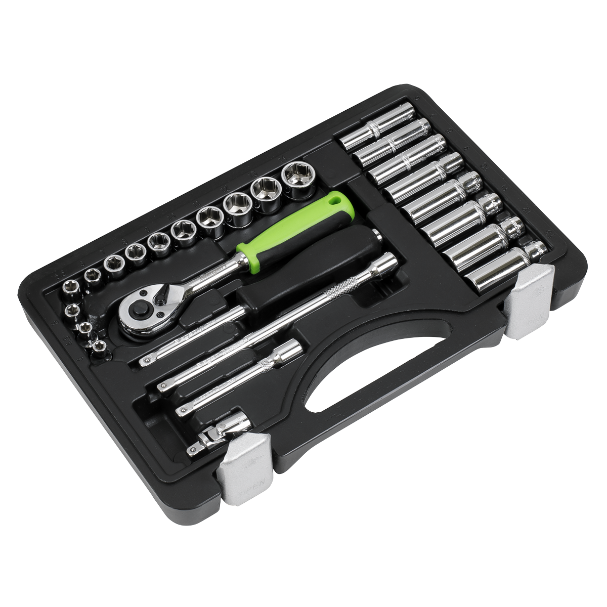 Socket Set 1/4"Sq Drive 26pc S01234