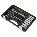 Socket Set 1/4"Sq Drive 26pc S01234
