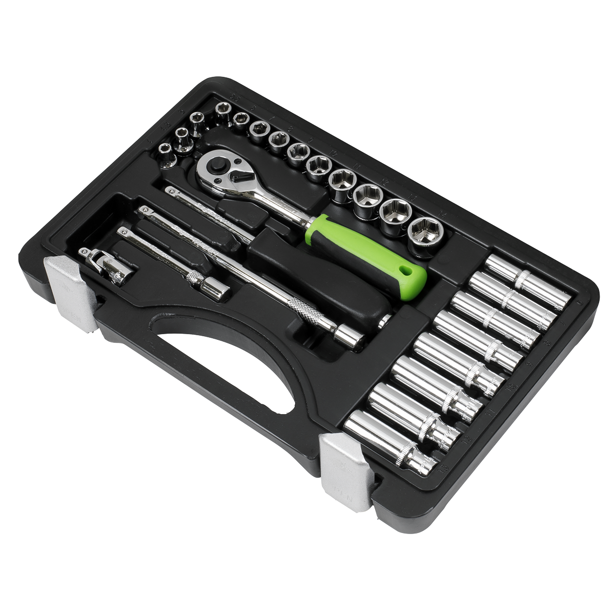 Socket Set 1/4"Sq Drive 26pc S01234