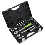 Socket Set 3/8"Sq Drive 19pc S01235