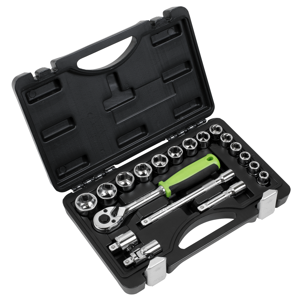 Socket Set 3/8"Sq Drive 19pc S01235