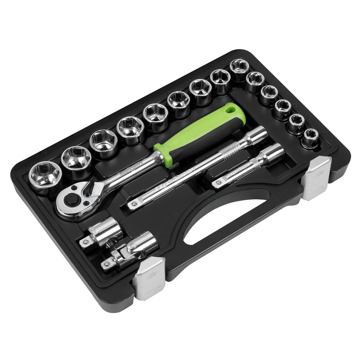 Socket Set 3/8"Sq Drive 19pc S01235