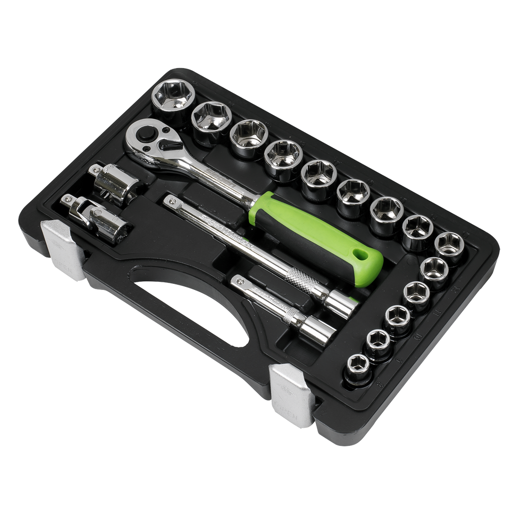 Socket Set 3/8"Sq Drive 19pc S01235