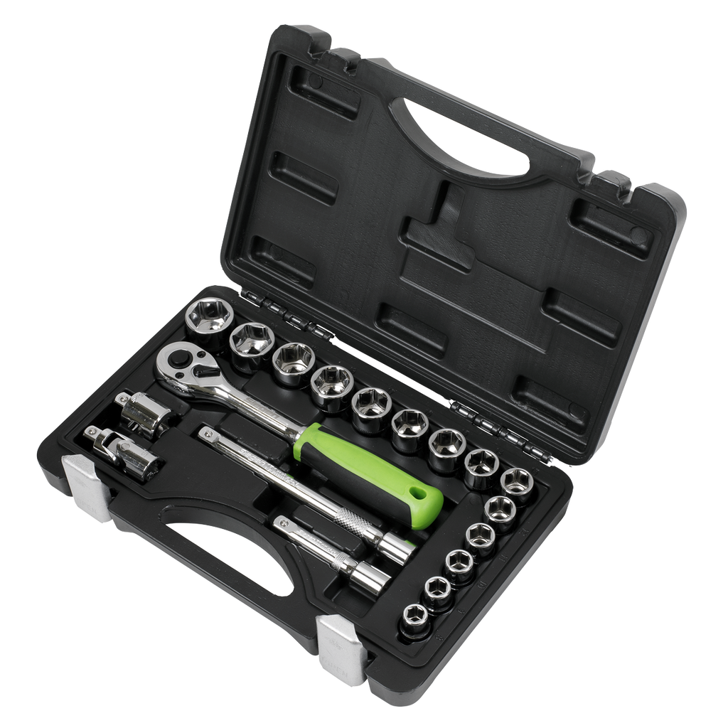Socket Set 3/8"Sq Drive 19pc S01235