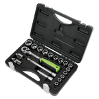 Socket Set 3/8"Sq Drive 19pc S01235