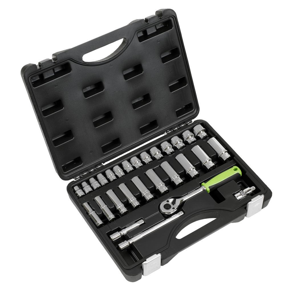 Socket Set 3/8"Sq Drive 28pc S01236