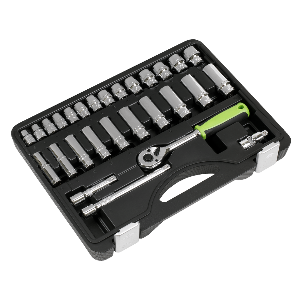 Socket Set 3/8"Sq Drive 28pc S01236
