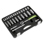 Socket Set 3/8"Sq Drive 28pc S01236