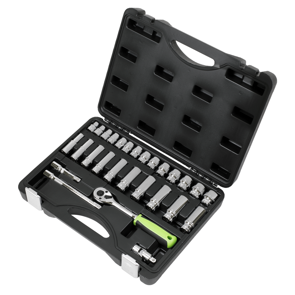 Socket Set 3/8"Sq Drive 28pc S01236