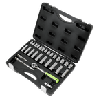 Socket Set 3/8"Sq Drive 28pc S01236