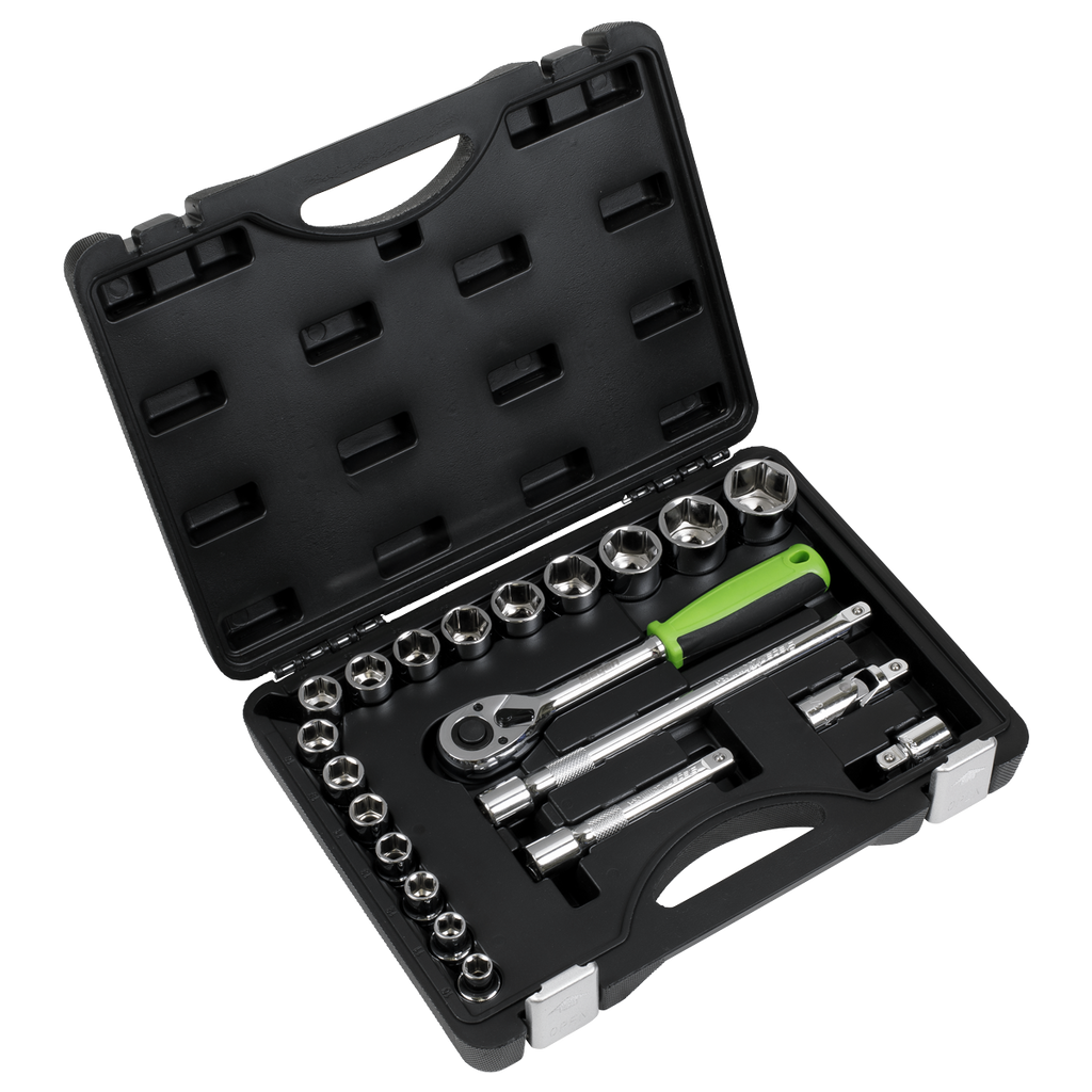 Socket Set 1/2"Sq Drive 21pc S01237