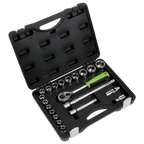 Socket Set 1/2"Sq Drive 21pc S01237