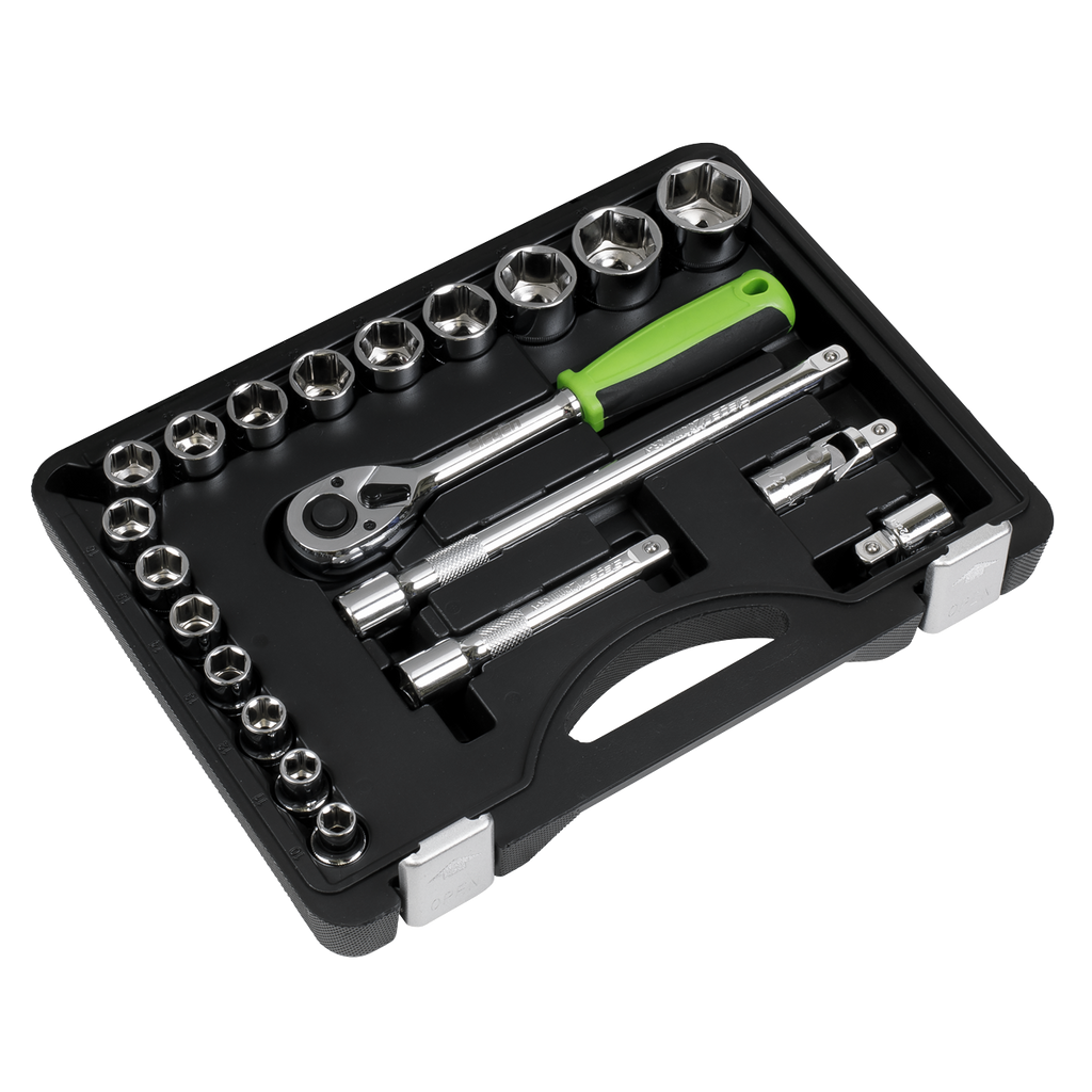 Socket Set 1/2"Sq Drive 21pc S01237