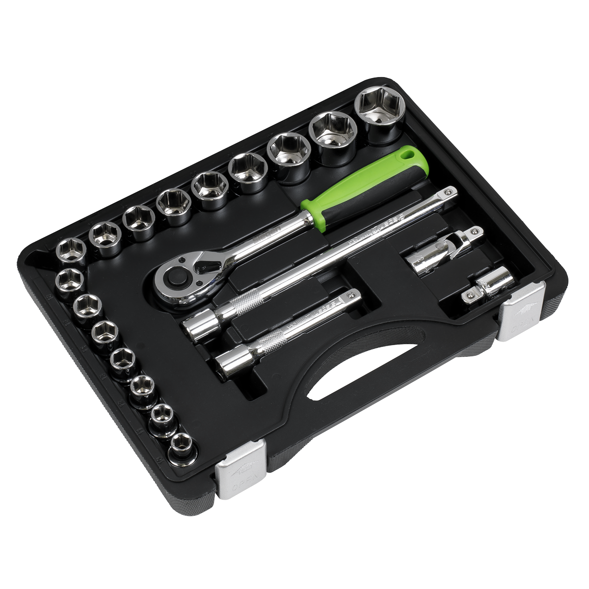 Socket Set 1/2"Sq Drive 21pc S01237