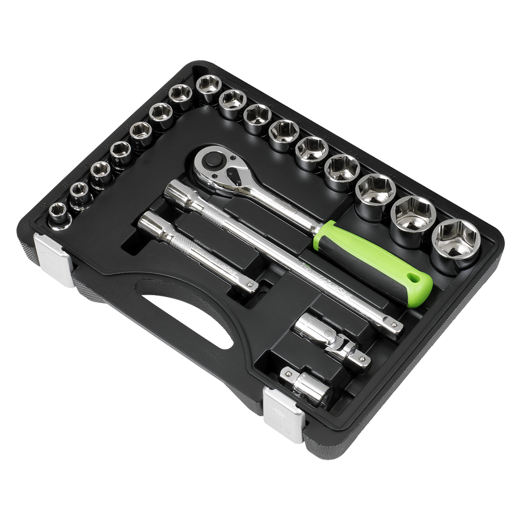 Socket Set 1/2"Sq Drive 21pc S01237