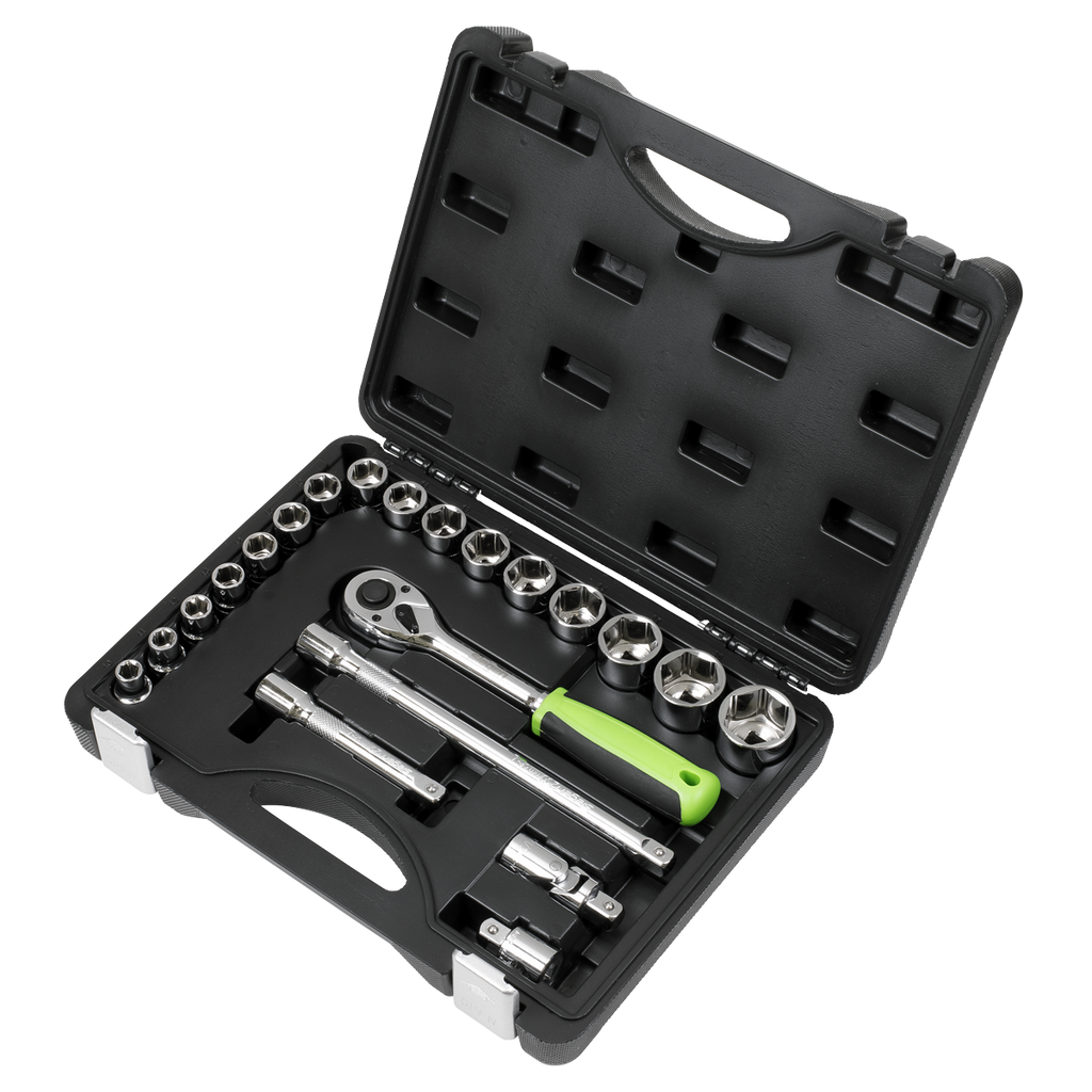 Socket Set 1/2"Sq Drive 21pc S01237