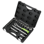 Socket Set 1/2"Sq Drive 21pc S01237