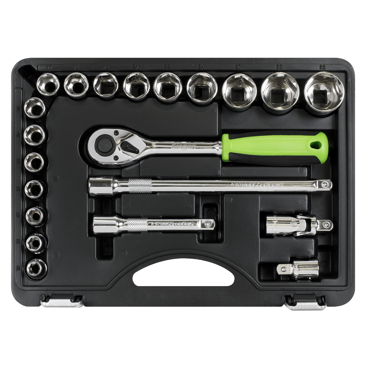 Socket Set 1/2"Sq Drive 21pc S01237