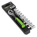 Socket Set 1/4"Sq Drive 12pc S01240