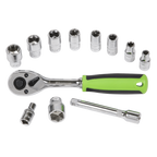 Socket Set 1/4"Sq Drive 12pc S01240