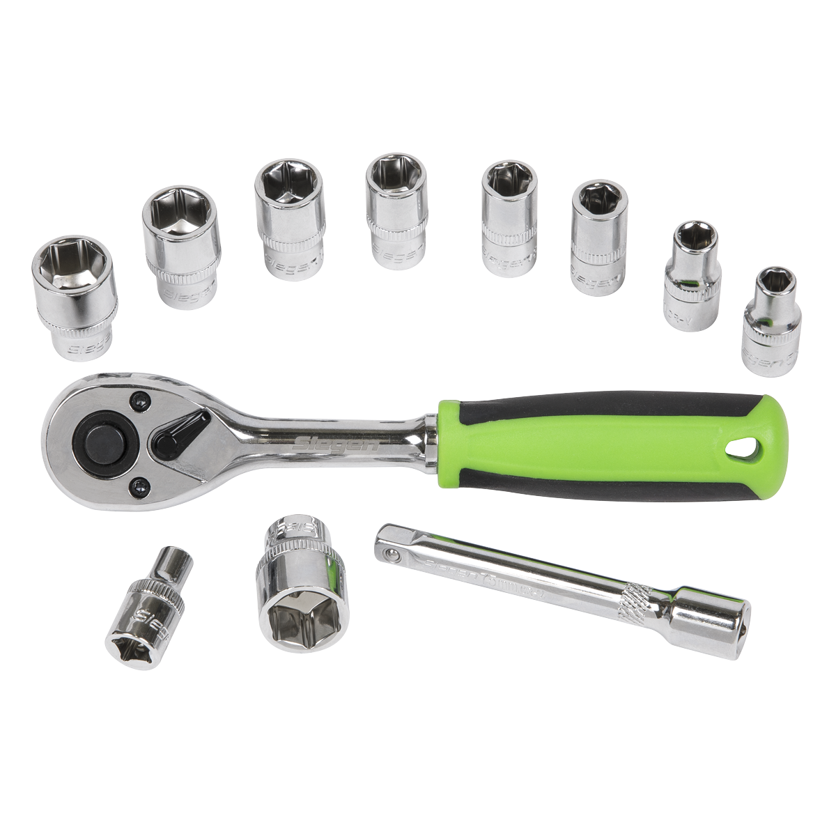 Socket Set 1/4"Sq Drive 12pc S01240