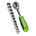 Socket Set 1/4"Sq Drive 12pc S01240