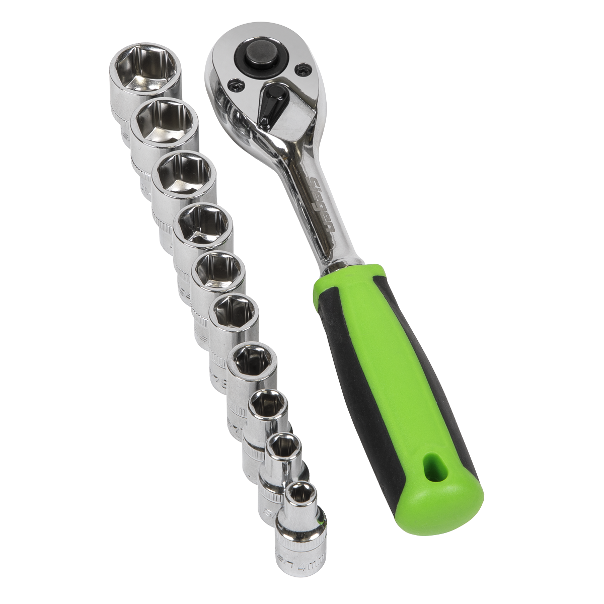 Socket Set 1/4"Sq Drive 12pc S01240