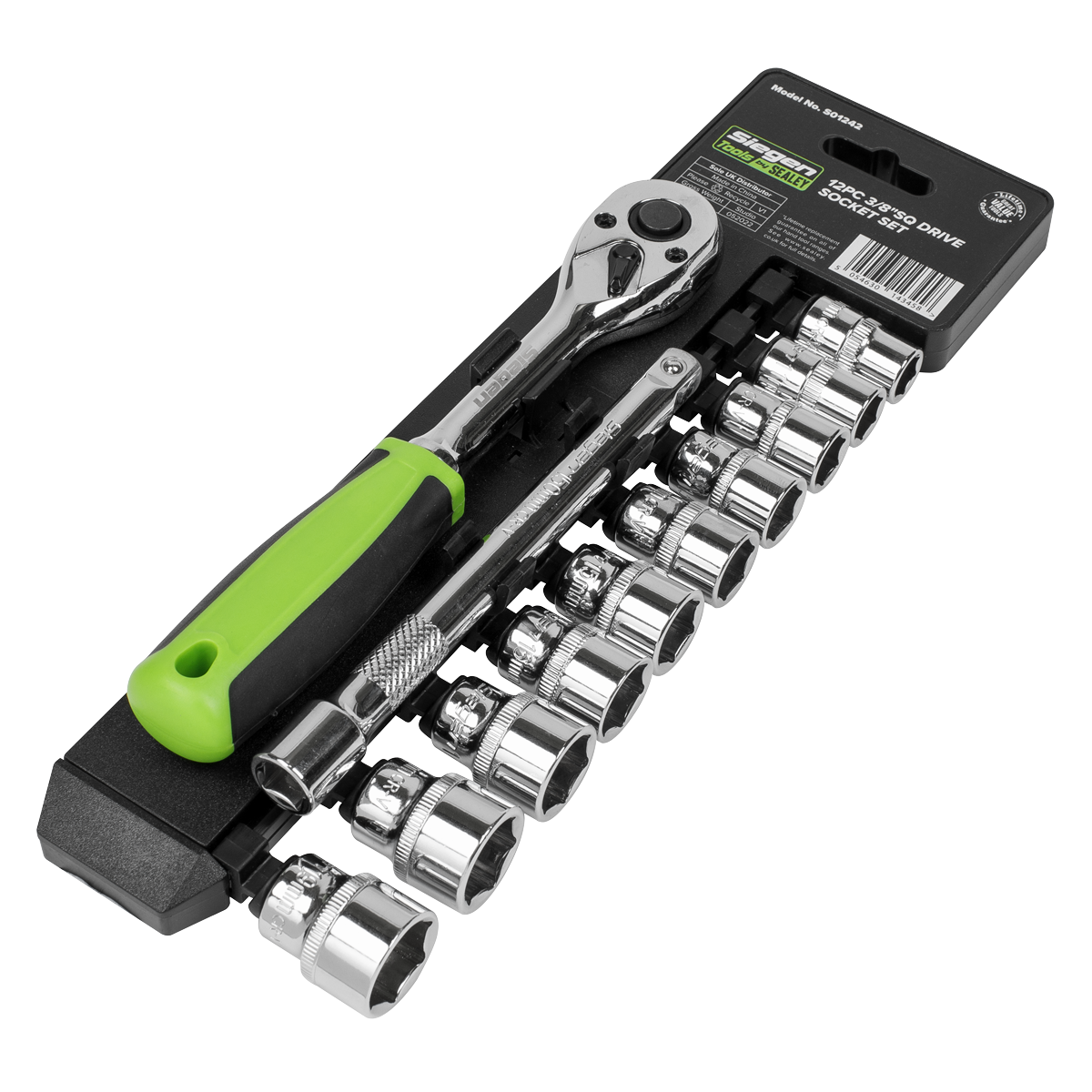 Socket Set 3/8"Sq Drive 12pc S01242
