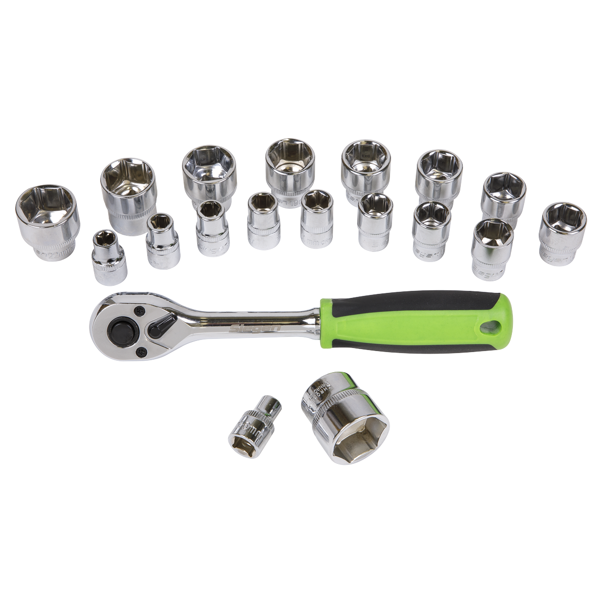 Socket Set 3/8"Sq Drive 19pc S01243