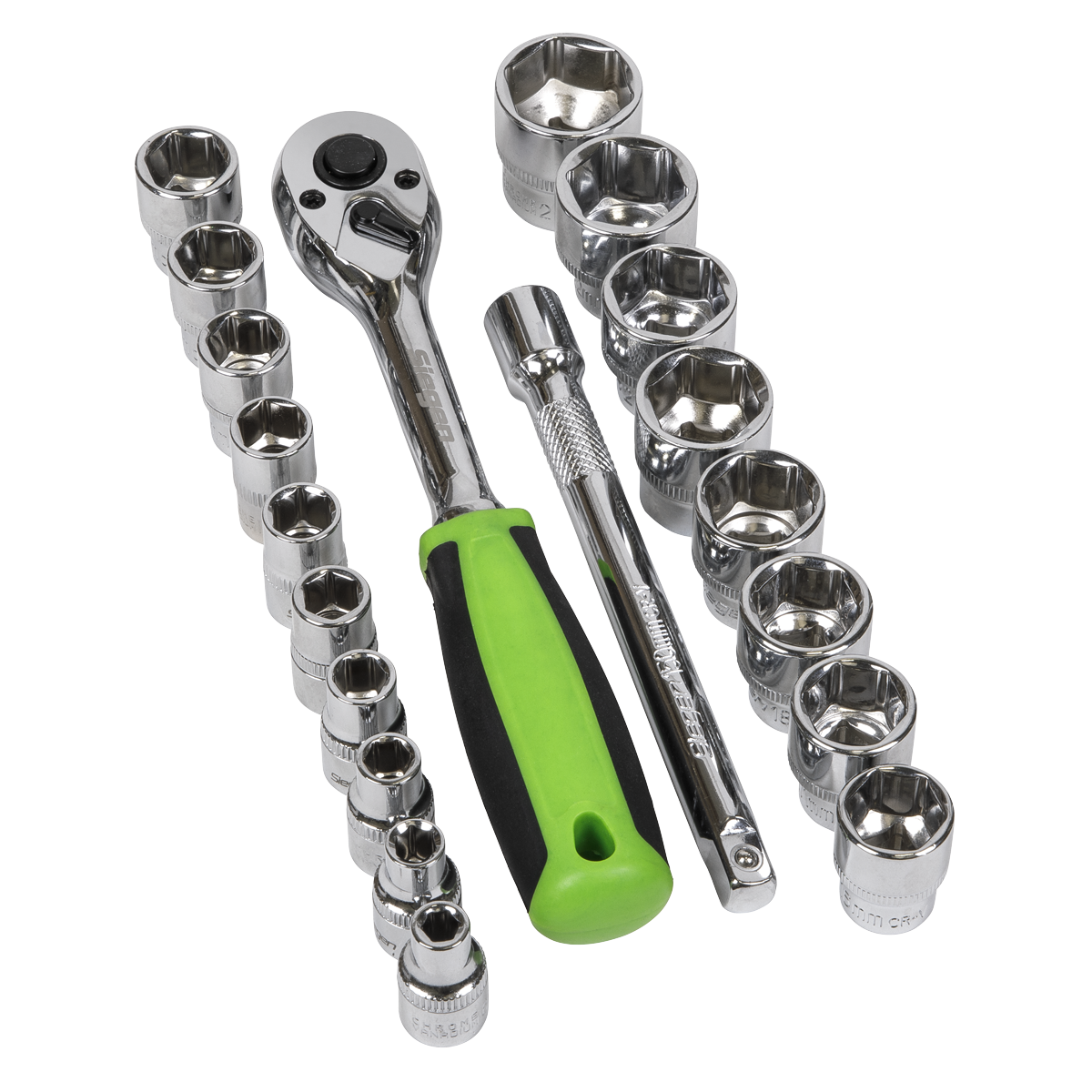 Socket Set 3/8"Sq Drive 19pc S01243