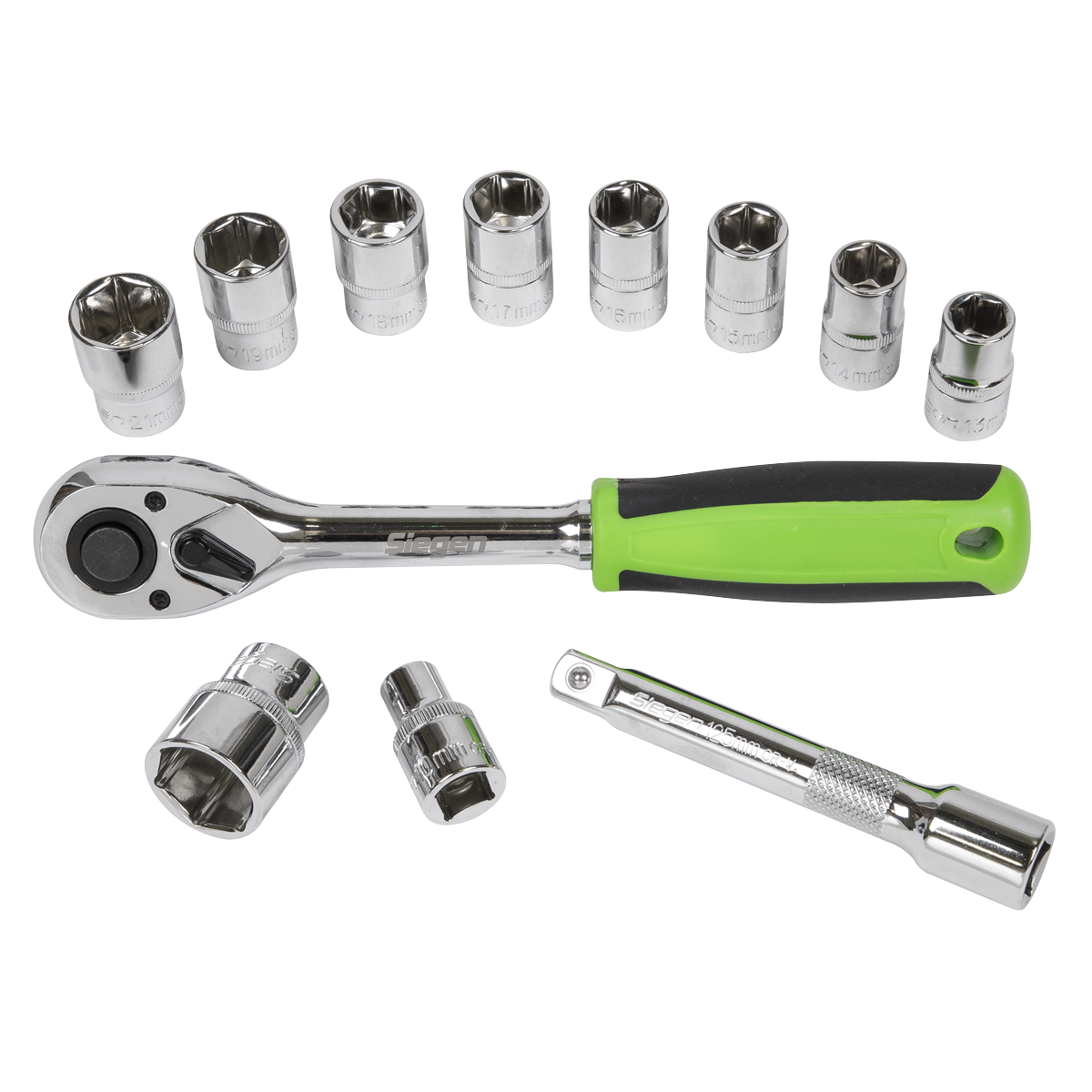 Socket Set 1/2"Sq Drive 12pc S01244