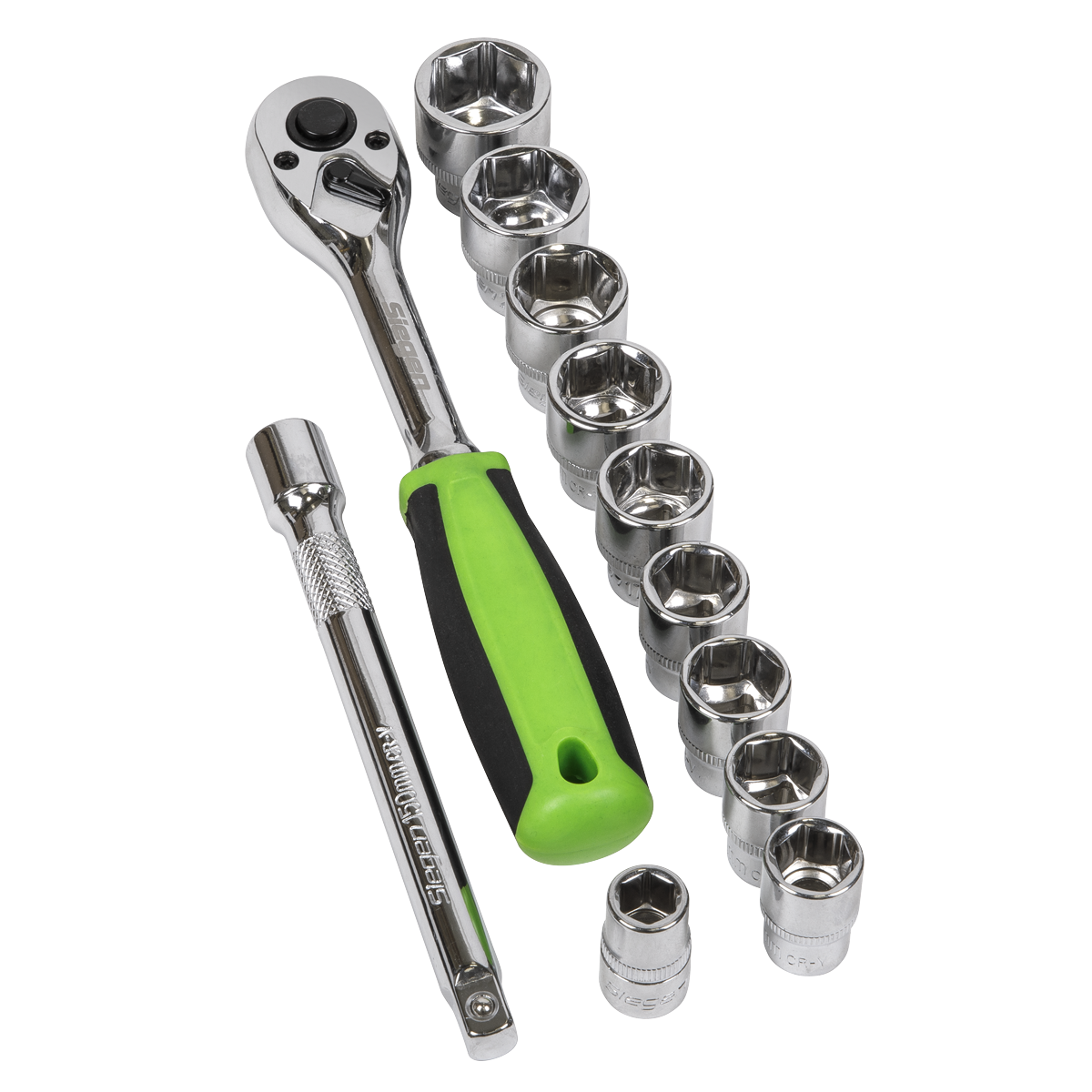 Socket Set 1/2"Sq Drive 12pc S01244