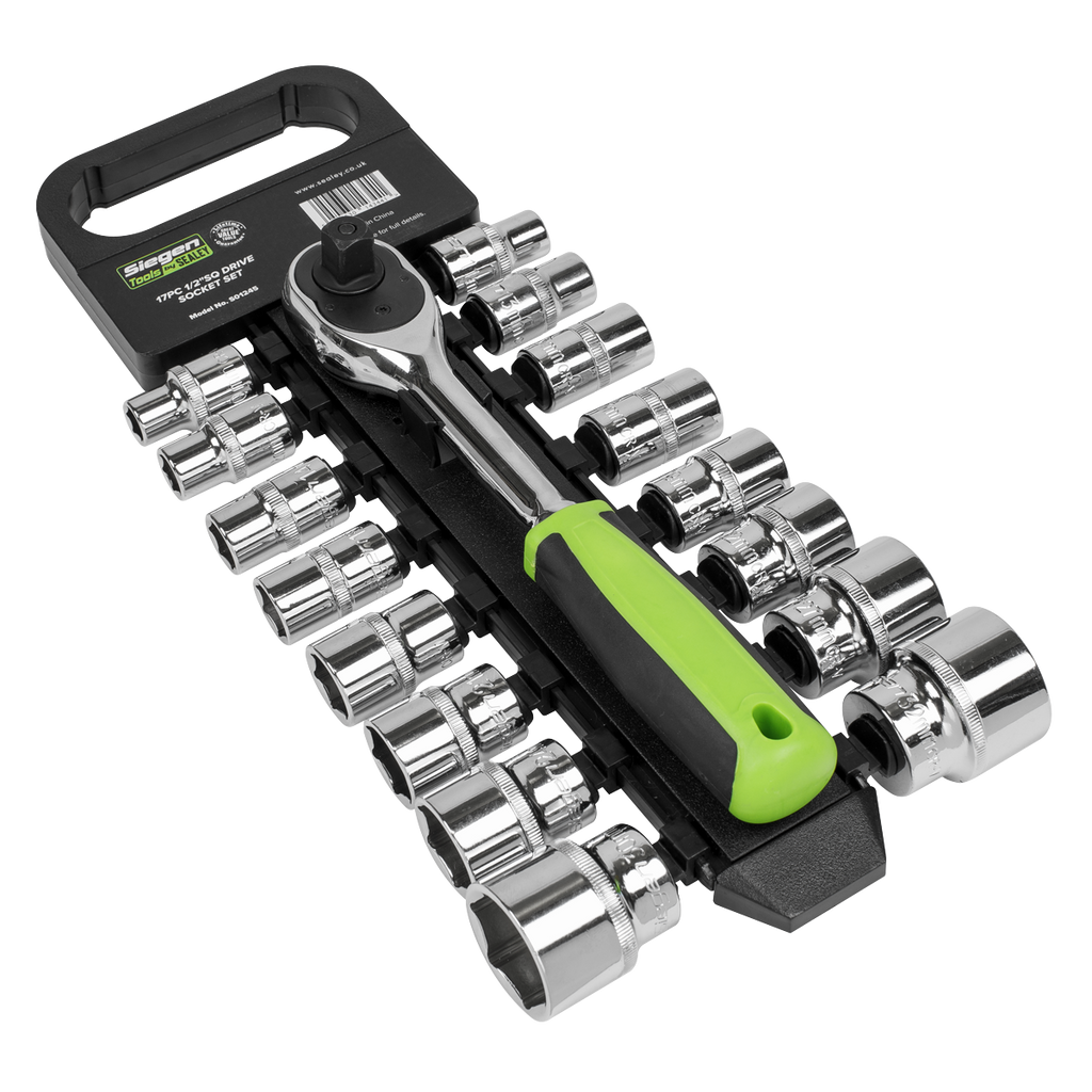 Socket Set 1/2"Sq Drive 17pc S01245