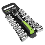 Socket Set 1/2"Sq Drive 17pc S01245
