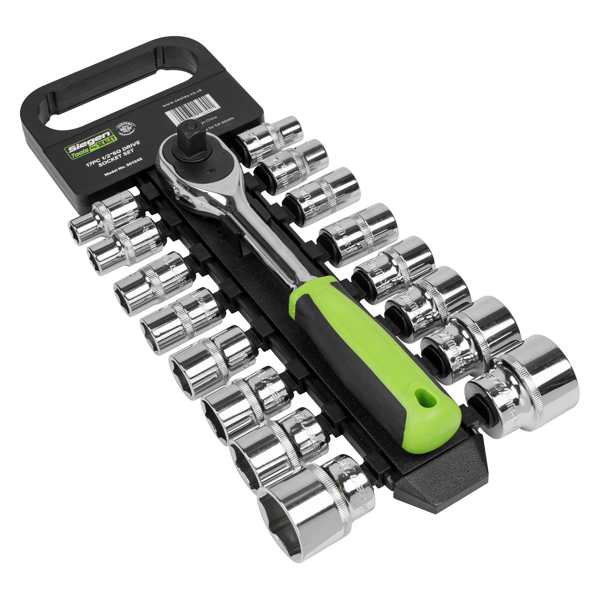 Socket Set 1/2"Sq Drive 17pc S01245