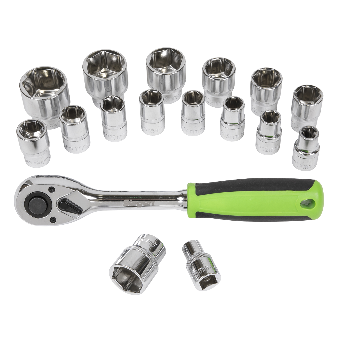 Socket Set 1/2"Sq Drive 17pc S01245