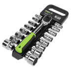 Socket Set 1/2"Sq Drive 17pc S01245