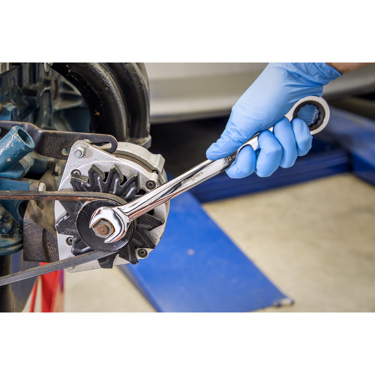 Combination Ratchet Spanner Set 15pc S01247