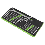 Combination Ratchet Spanner Set 15pc S01247