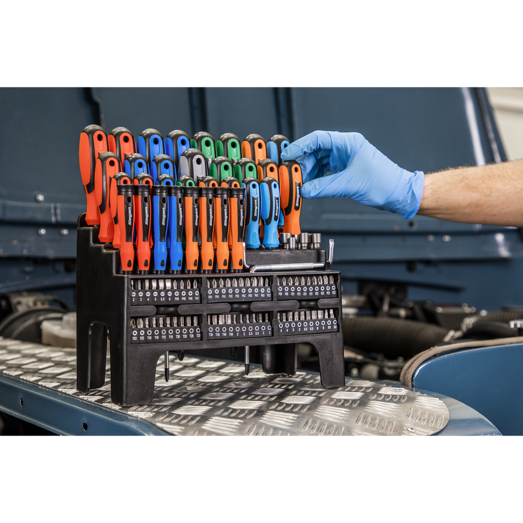 Screwdriver, Bit & Nut Driver Set 100pc S01248